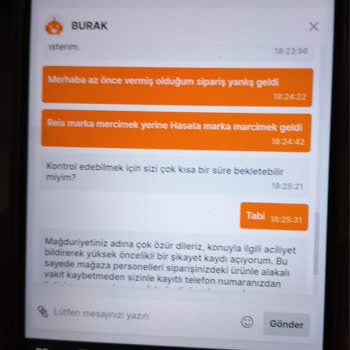 Migros Yanlış Ürün Gönderdi