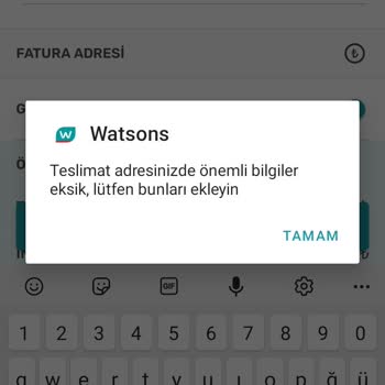Watsons Siparişi Vermiyorum Kargo 1 TL Kampanyasıyla