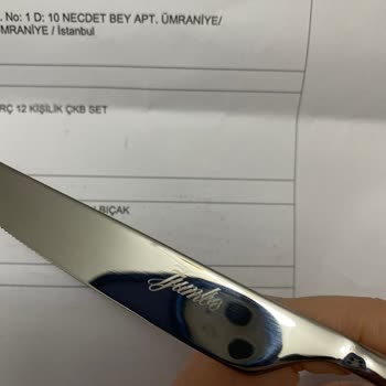 Jumbo Defolu-paslı Çatal Kaşık Bıçak Takımı