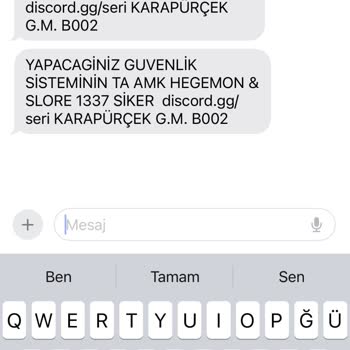 Ankara Belediyesi Küfürlü Mesaj Gönderiyor