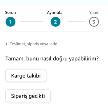 Amazon Teslim Edilmeyen Ürünler