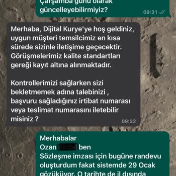 Dijital Kurye Pişmanlıktır, Müşteriyi Mağdur Ediyorlar.