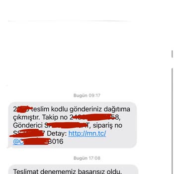MNG Kargo Adresinize Teslimat Denemesi Başarısız Olmuştur.