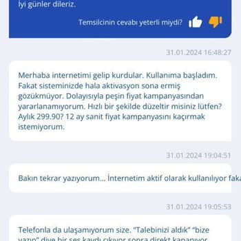 TurkNet İnternet Aktivasyonunun Sonuçlanmaması
