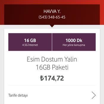 Vodafone Ek Paketin İptal Olmaması. Fazla Fatura Gelmesi