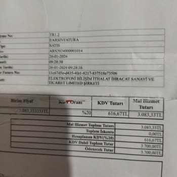 Elektrofoni Bilgisayarımı Yapmadan Gönderdiler
