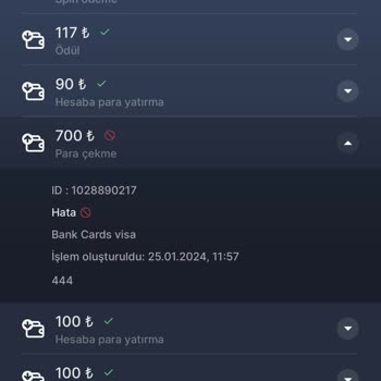 7Slots Para Çekme Sıkıntısı