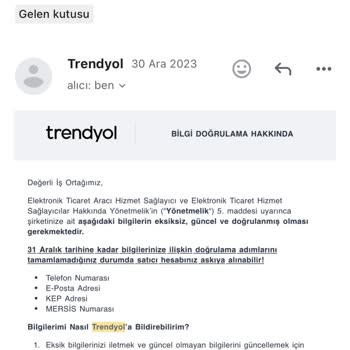 KVKK Kurallarını Hiçe Sayan Trendyol