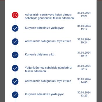 Aras Kargo Teslim Edilmeyen Kargo