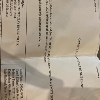 GYM Fit Subayevleri Ücret İadesi Yapmaması Yanlış Bilgi Vermesi