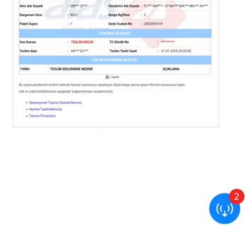 Aras Kargo Siparişim Defolu Ve Teslim Edilmedi!