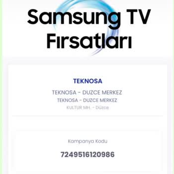 Samsung Televizyon Hediyesi Olan Süpürgeyi Göndermiyor!
