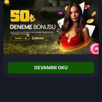 Casinom Bahis Sitesi Deneme Bonusu Vermiyor