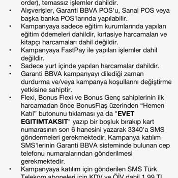 Garanti Bankası BonusFlaş Kart Kampanya Yalanı