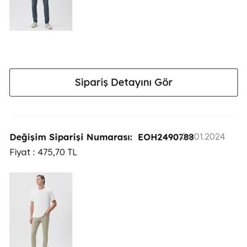 Mavi.com Değişime Giden Ürünler Gönderilmedi
