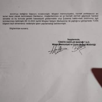 VakıfBank Müşteri Hizmetlerin Den Şikayetçiyim