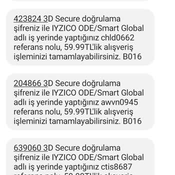 iyzico Tarafından Ödeme Alınmaya Çalışılıyor.