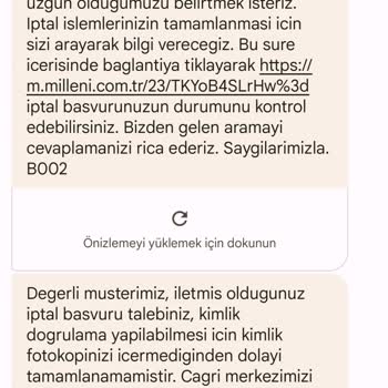 Millenicom Abone İptali İçin Başvuru