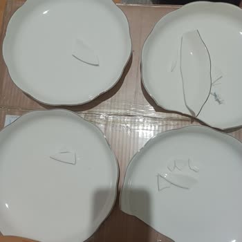 Korkmaz Mutfak Eşyaları Tedarik Edilmeyen Kargo Tarafından Kırılmış Yemek Takımı