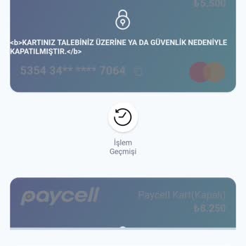 Paycell Paraya El Koydu Kullanamıyorum 13750 TL!