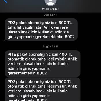 VakıfBank Fazladan Ücret Aldı