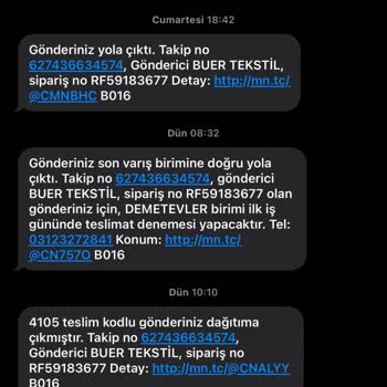 MNG Kargo Yanlış Ürün Gönderdi Buer Tekstil İle