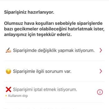 Yemek Sepeti Sipariş Gecikmesi Ve İletişim Sorunu