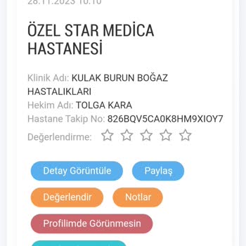 Özel Star Medica Hastanesi Oğlumun Ameliyatını Yapmadılar.