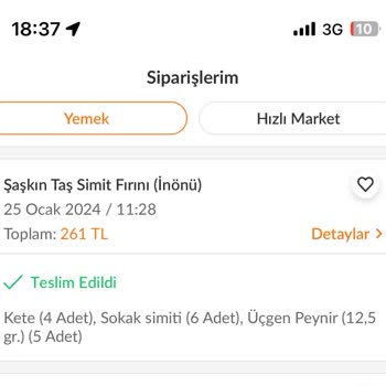 Trendyol GO Eksik Teslimat Mağduriyeti