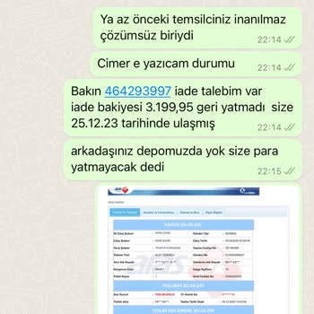 Zara Online İade Kargo Paketim Ulaştığı Halde Para İademi Sağlamıyor