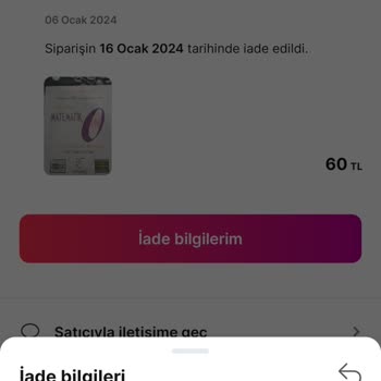 Gardrops İade Sorunu Yaşıyorum