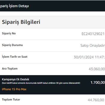 EasyCep Amazon Takas Kampanyası Ödeme Yapmıyor