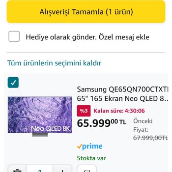 Amazon- Bu Adrese Teslim Edilmiyor
