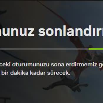 GeForce NOW powered by GAME+ Oturum Kapatılıyor Hatası