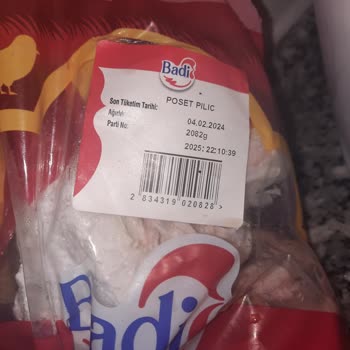 Şok Market Badi Marka Temizlenmemiş Piliç