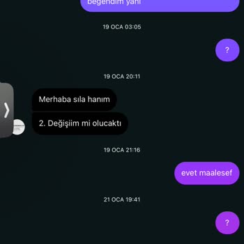 urbanmaden.co Mesajlarıma Bakılmadığı İçin Değişim Yapamıyorum