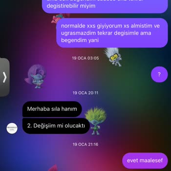 urbanmaden.co Mesajlarıma Bakılmadığı İçin Değişim Yapamıyorum