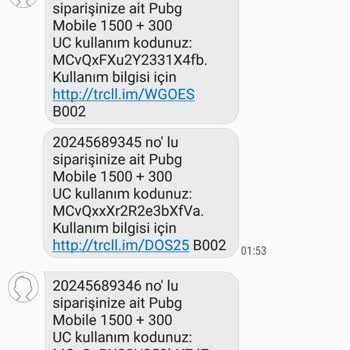 Midasbuy 3 Adet 1800 Uc Aldım Gelmedi
