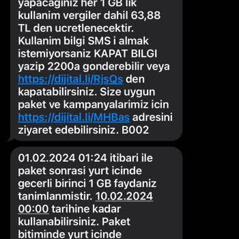 Turkcell Şikayet Zorla Hizmet Satıyorlar