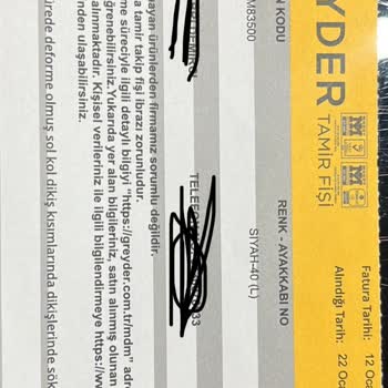 Greyder Den Mont Aldım Defolu Çıktı