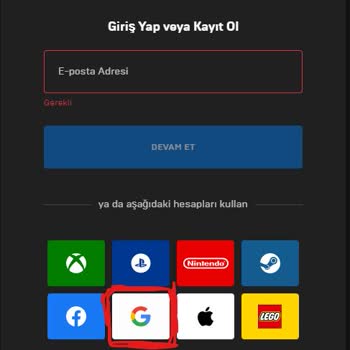 Gmail Mailimden Epic Games Hesabı Kaldırma