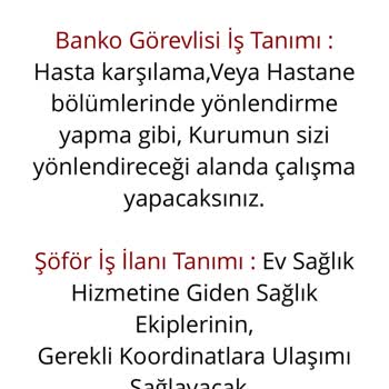 Jooble.org Men. Hospital Hastane Vezne Görevlisi