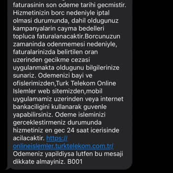 Türk Telekom Başkasının Borcu İçin Beni Arıyor