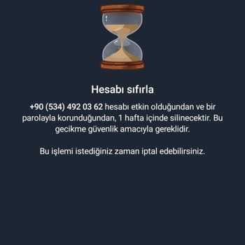 Telegram İzinsiz Hesap Açılması