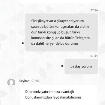 Betorspin Bonusu Vermiyor Ve Yalan Üzerine Yalan Koyuyor