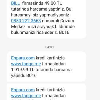 Enpara Kredi Kartı Hesabımdan Habersiz Çekim