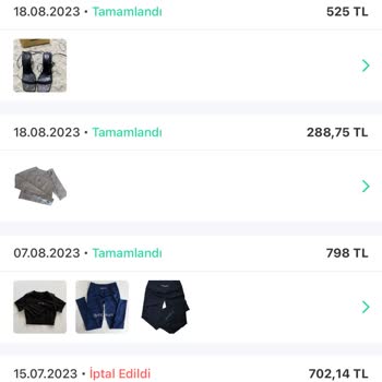 Dolap Sipariş İptali