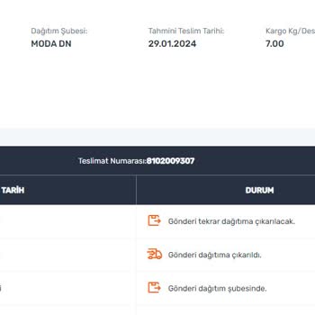 Sendeo Kargom Teslimatta Bekletiliyor