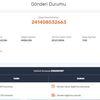 Sendeo Kargom Teslimatta Bekletiliyor