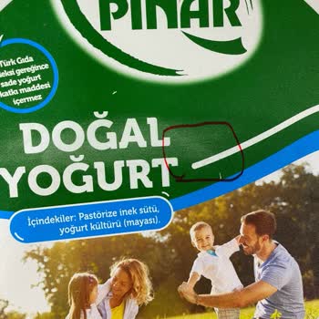 Pınar Et ve Süt Son Kullanma Tarihi Kasıtlı Olarak Silinmiş Ürün
